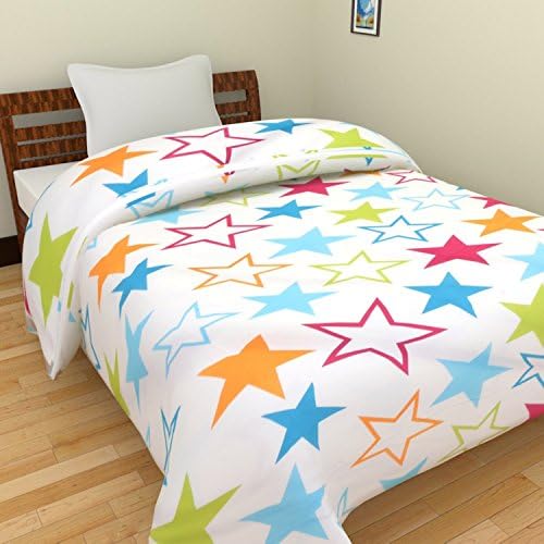 Floral Microfibre Reversible AC Dohar, Double Bed