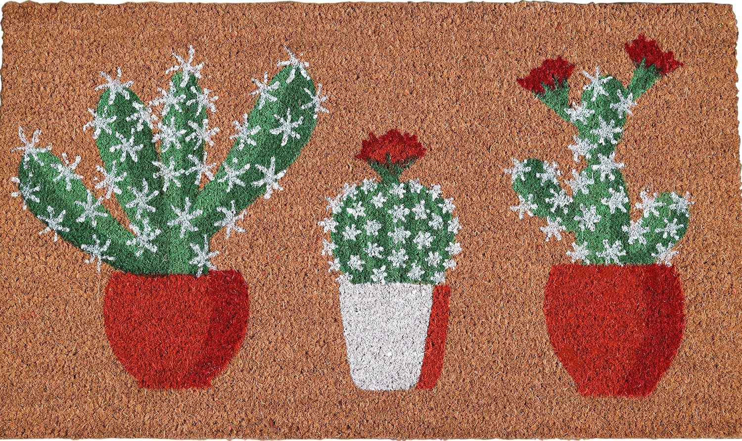 Coir Doormat with PVC Backing, 17 x 30 inch, Natural